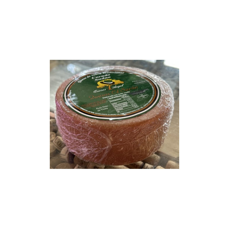 QUESO DE PURO DE CABRA SUDAO MEDIA PIEZA 400GR