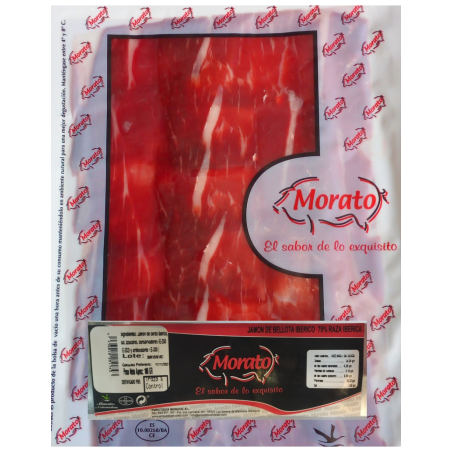 Jamón ibérico bellota cortado a cuchillo