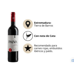 Paiva Crianza 10 Meses 75 cl – Tinto de Extremadura