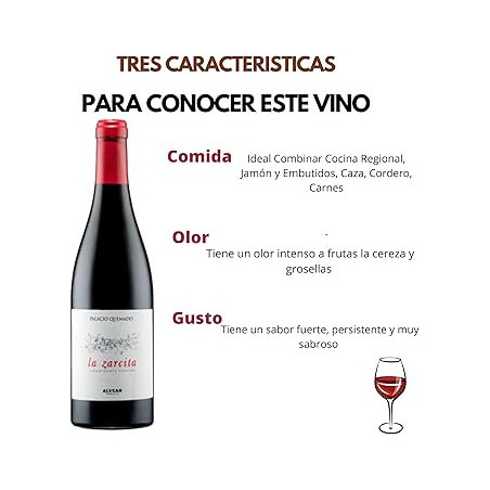 VINO TINTO PALACIO QUEMADO ZARCITA