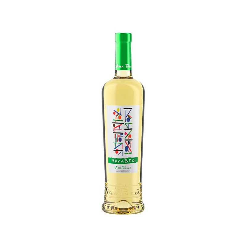 VINO BLANCO MACABEO JOVEN VIÑA PUEBLA